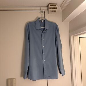 State and Liberty Men's Blue Dress Shirt